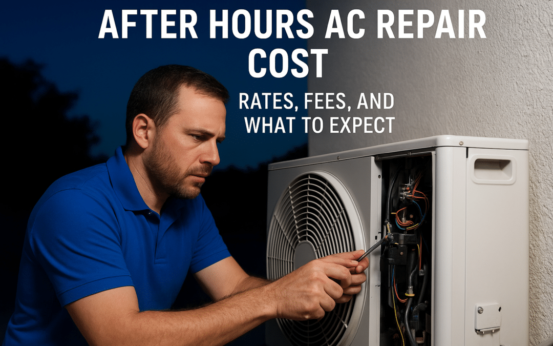 After Hours AC Repair Cost: Rates, Fees, And What To Expect