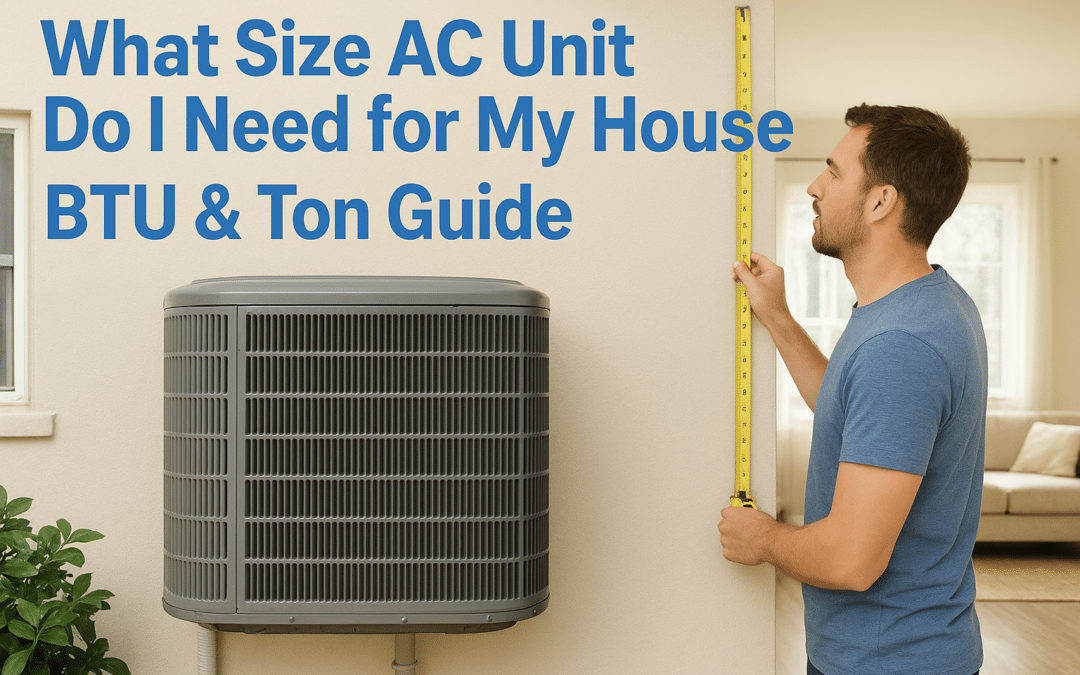 What Size AC Unit Do I Need for My House: BTU & Ton Guide