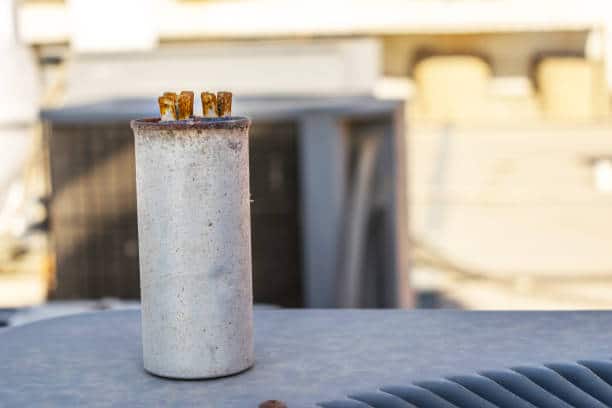 failed ac capacitor