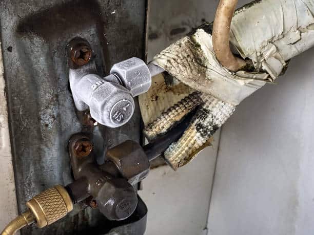 refrigerant lines damage